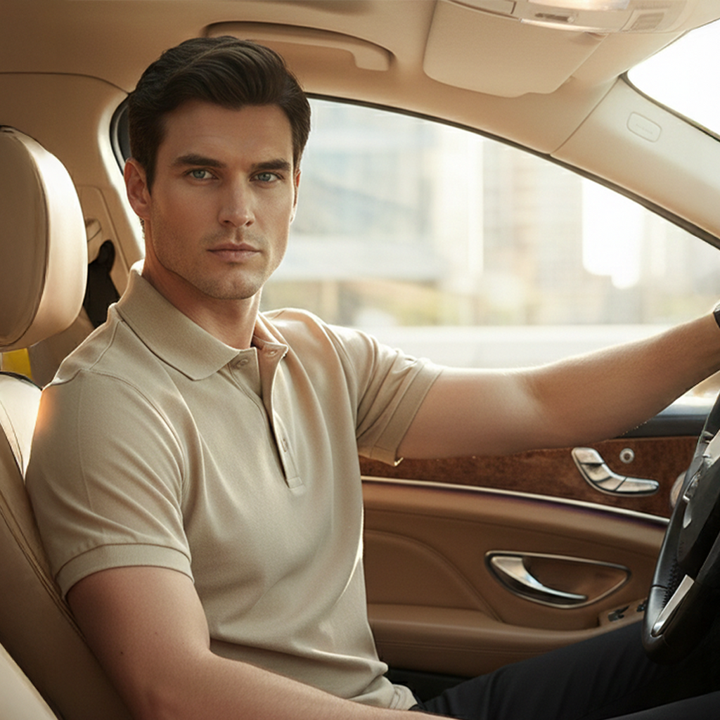 Mercerized Premium Supima Polo T-Shirt