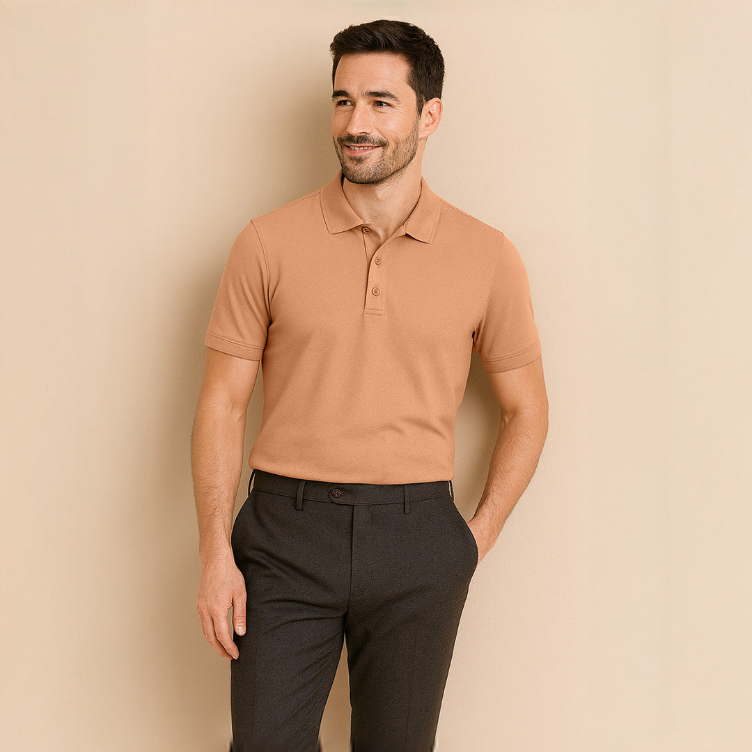 Exclusive Interlock Supima Polos for Elite Men
