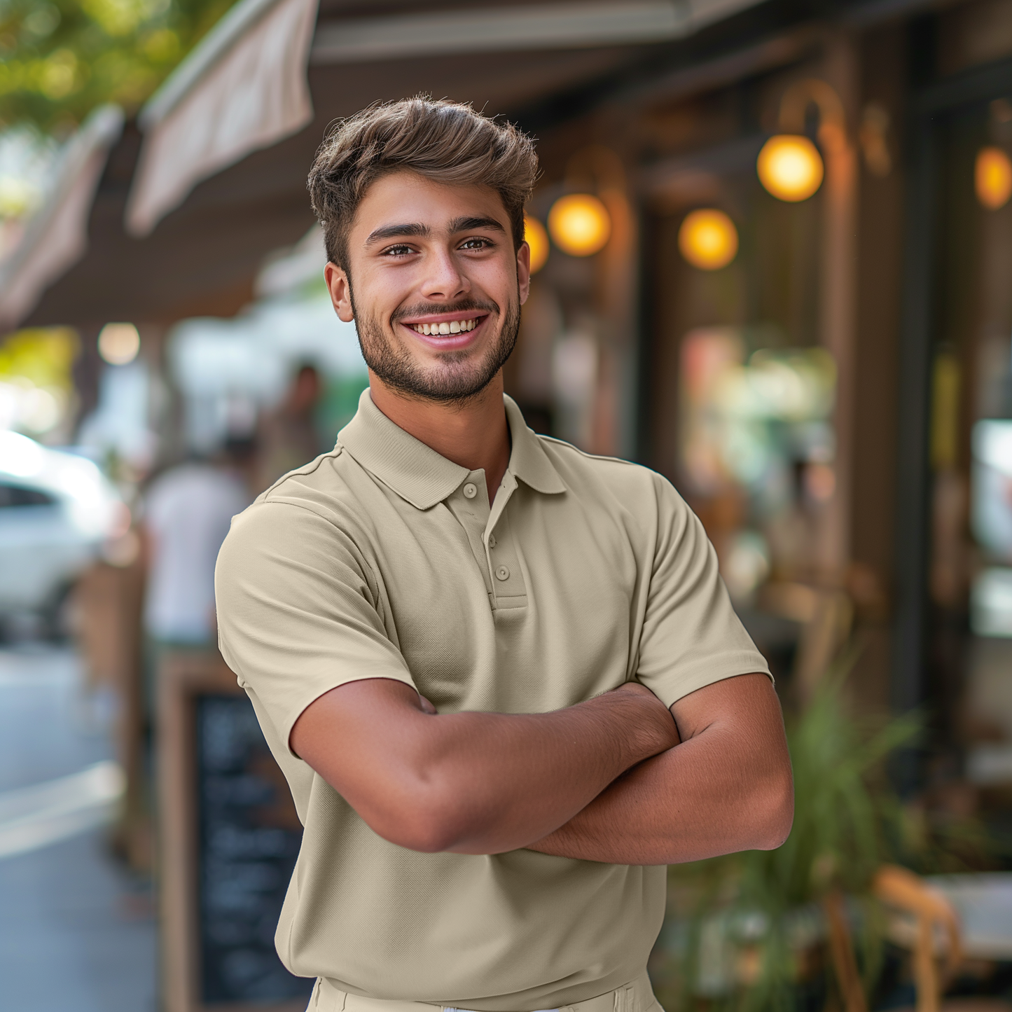 Soft Bamboo Polo T-Shirts (Button)