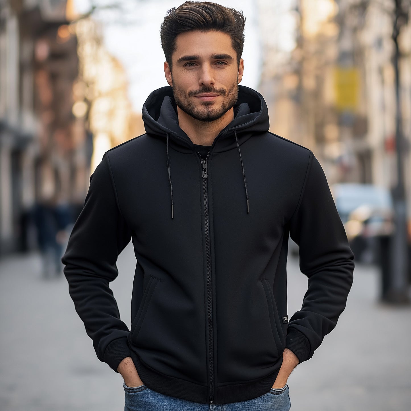 Premium Supima Zipper Hoodie for Elite Men: India’s Ultimate Winter Shield