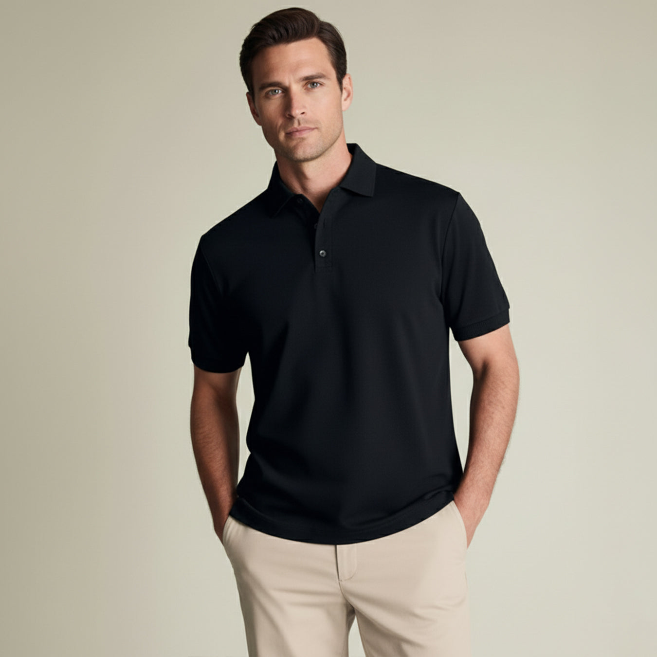 Exclusive Interlock Supima Polos for Elite Men