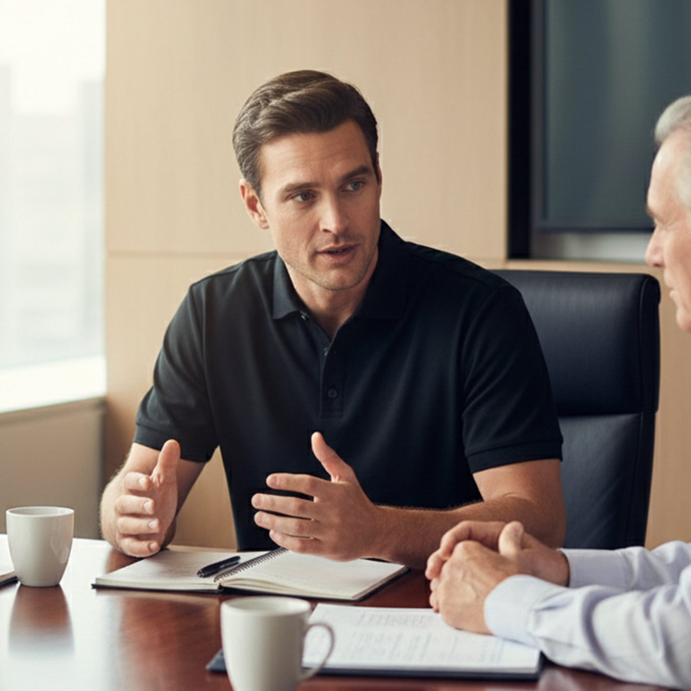 Exclusive Interlock Supima Polos for Elite Men