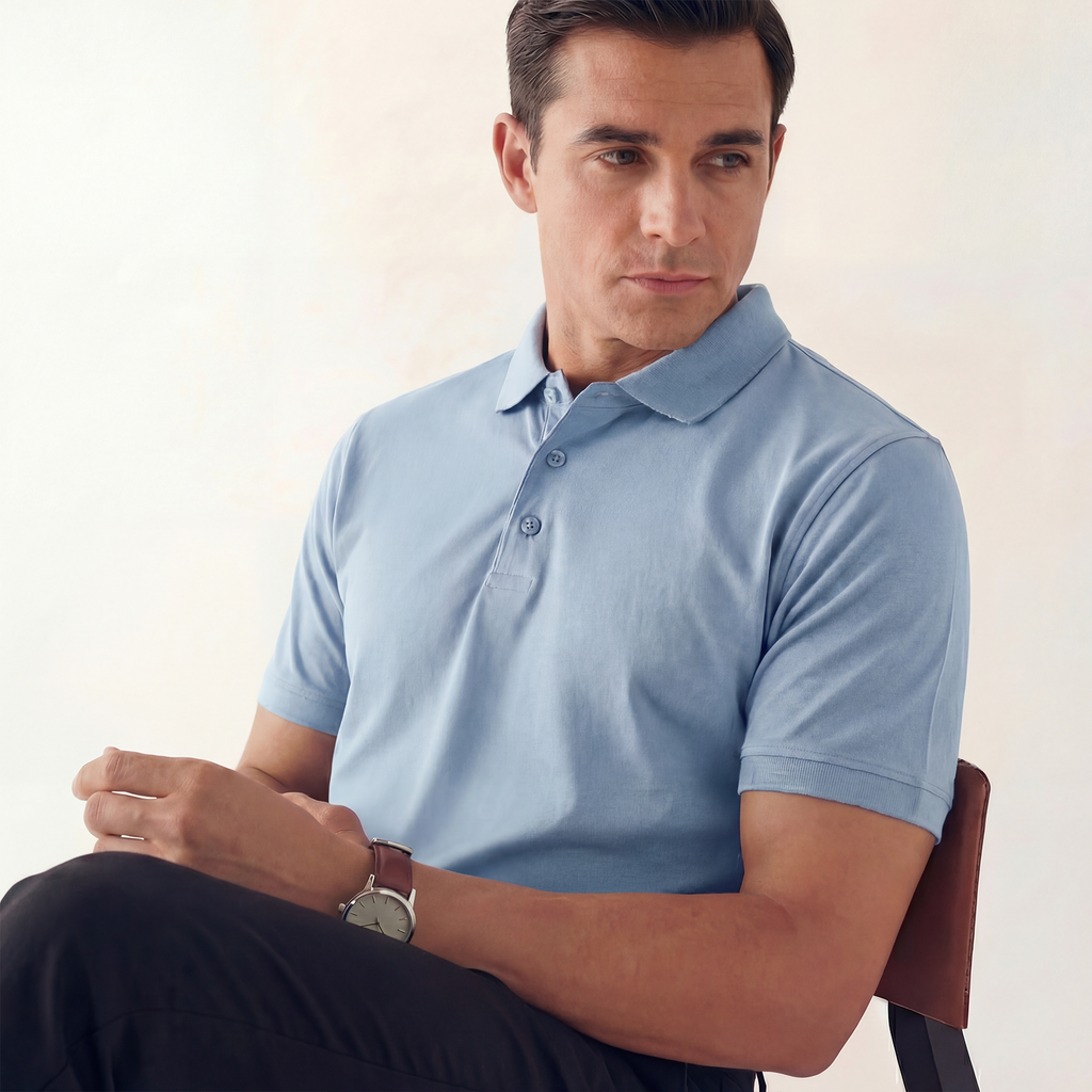 Exclusive Interlock Supima Polos for Elite Men