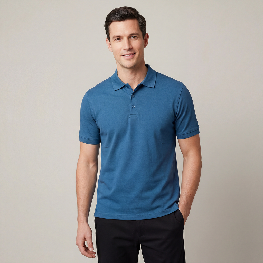 Exclusive Interlock Supima Polos for Elite Men