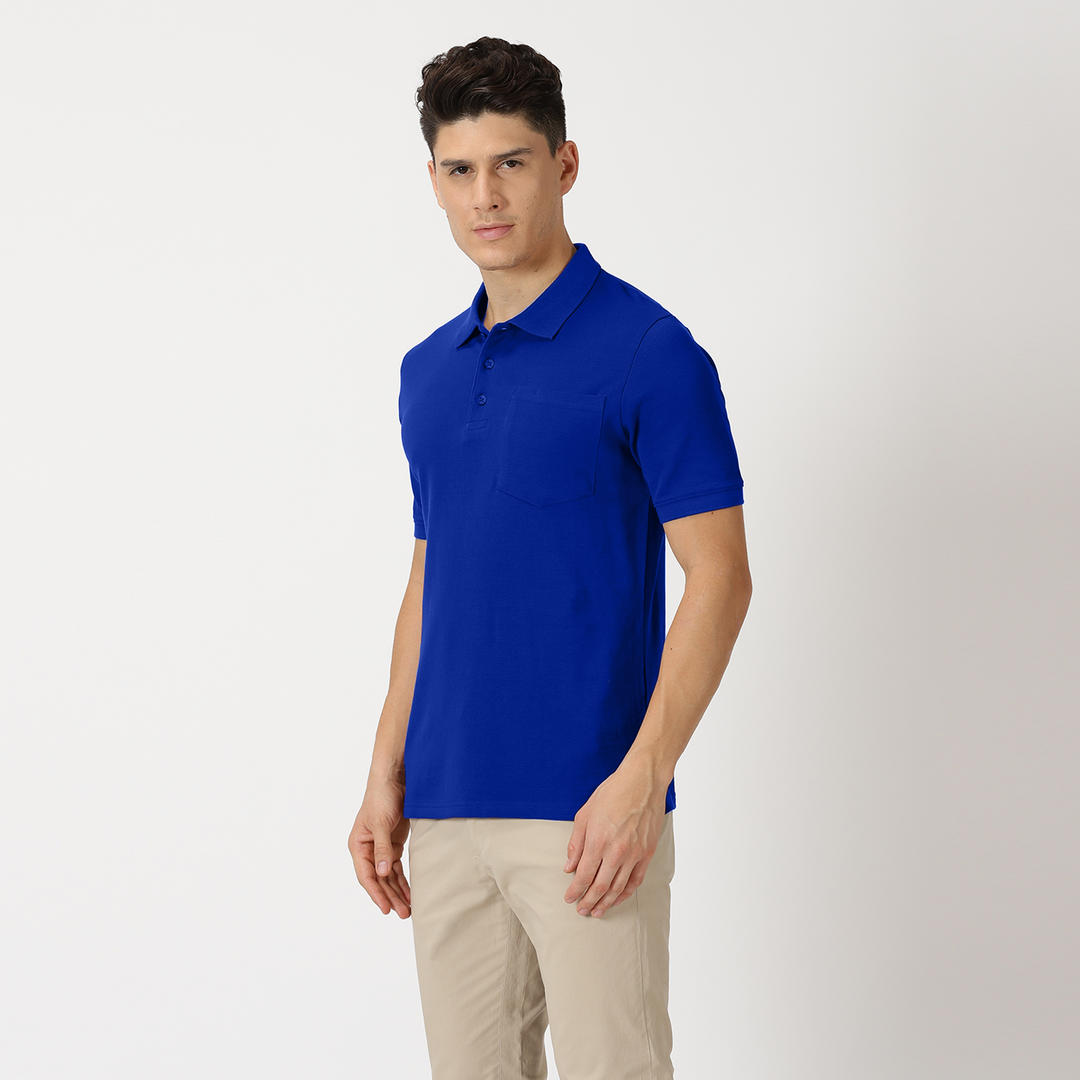 Supima Pocket Polo t-Shirt #color_royal