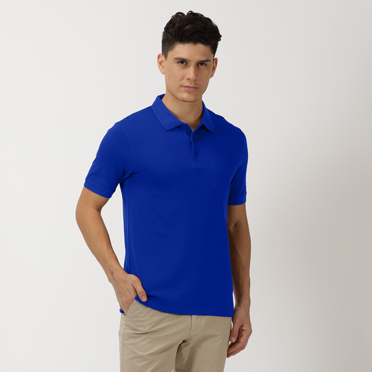 Supima Pocket Polo t-Shirt #color_royal