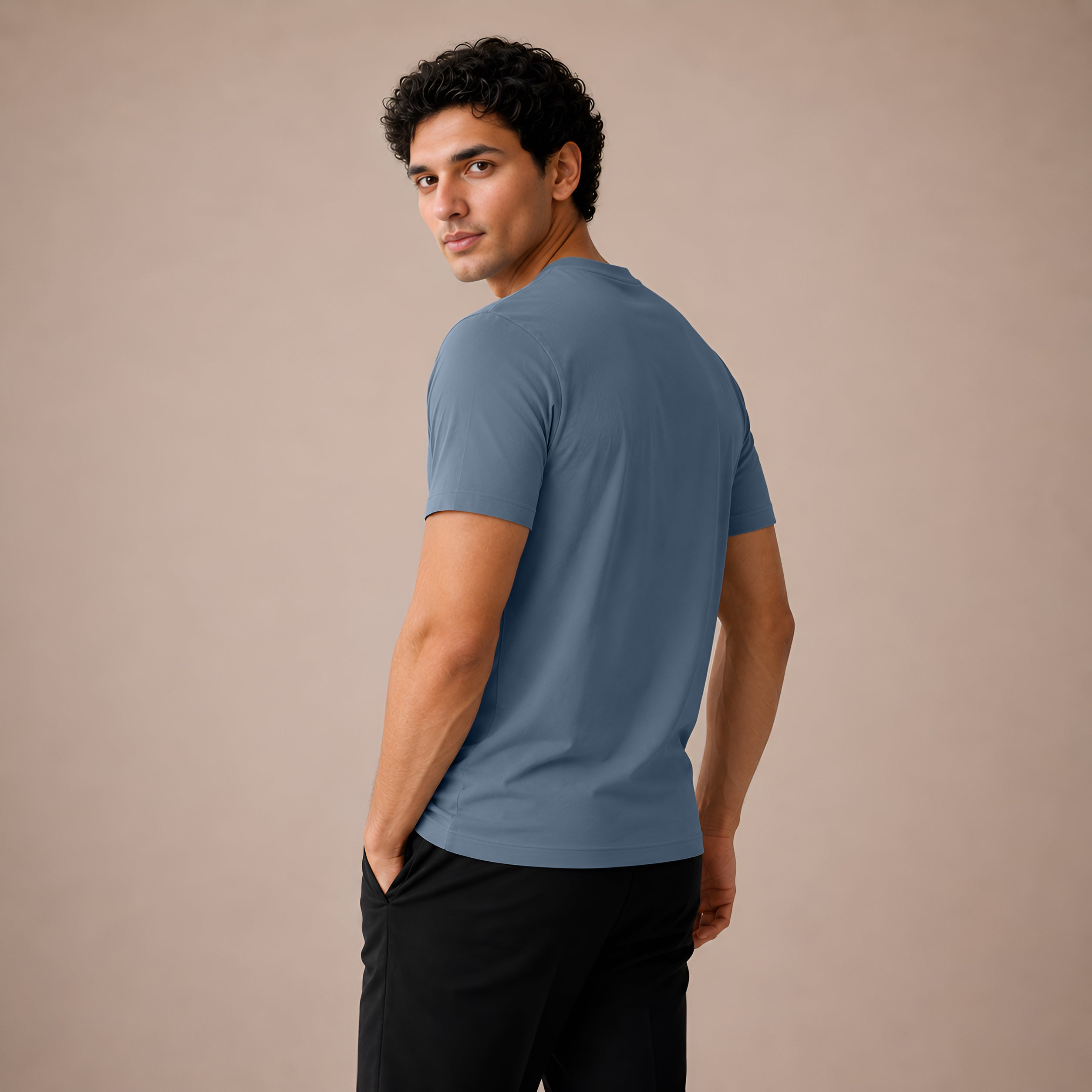 Mercerized Supima Crew Neck T-Shirt