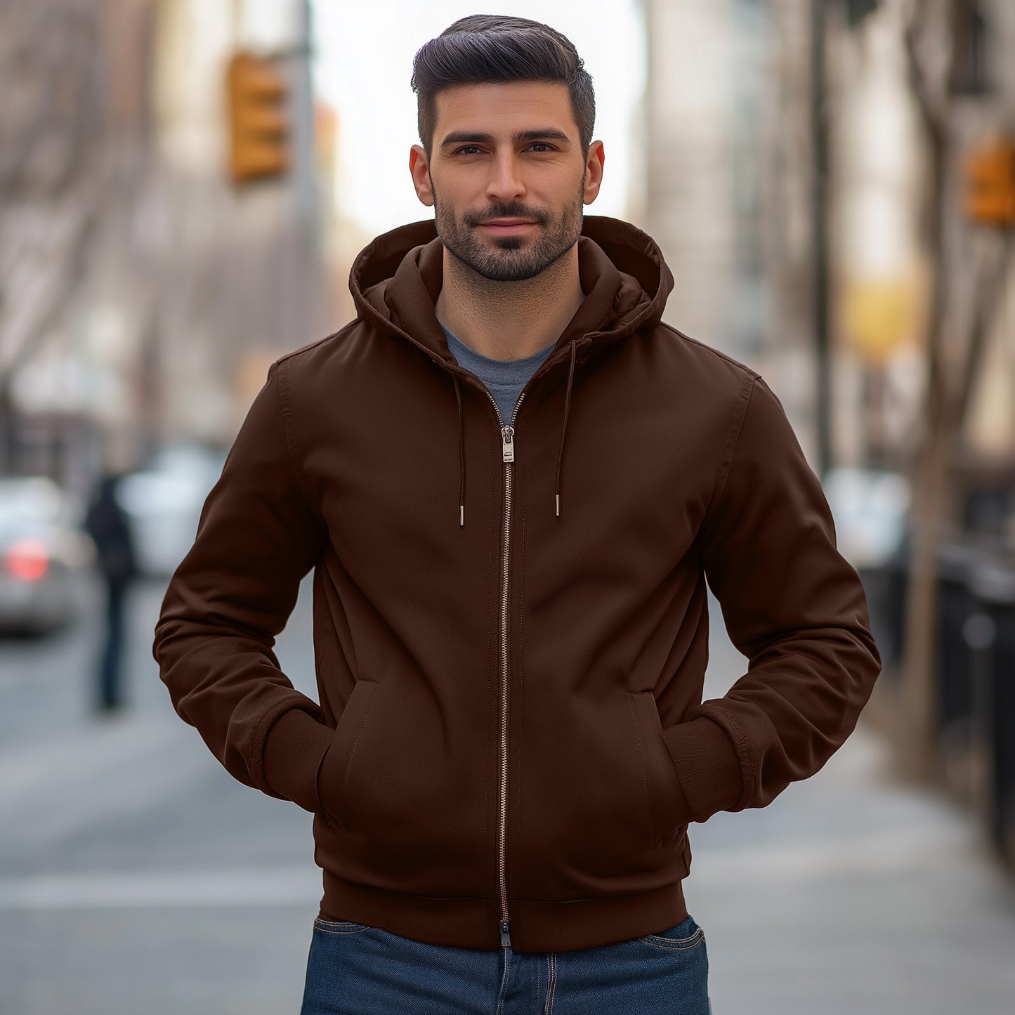 Premium Supima Zipper Hoodie for Elite Men: India’s Ultimate Winter Shield