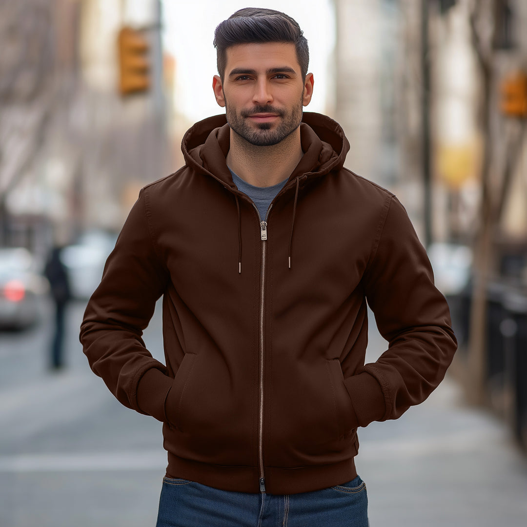 Premium Supima Zipper Hoodie for Elite Men: India’s Ultimate Winter Shield (Plus)