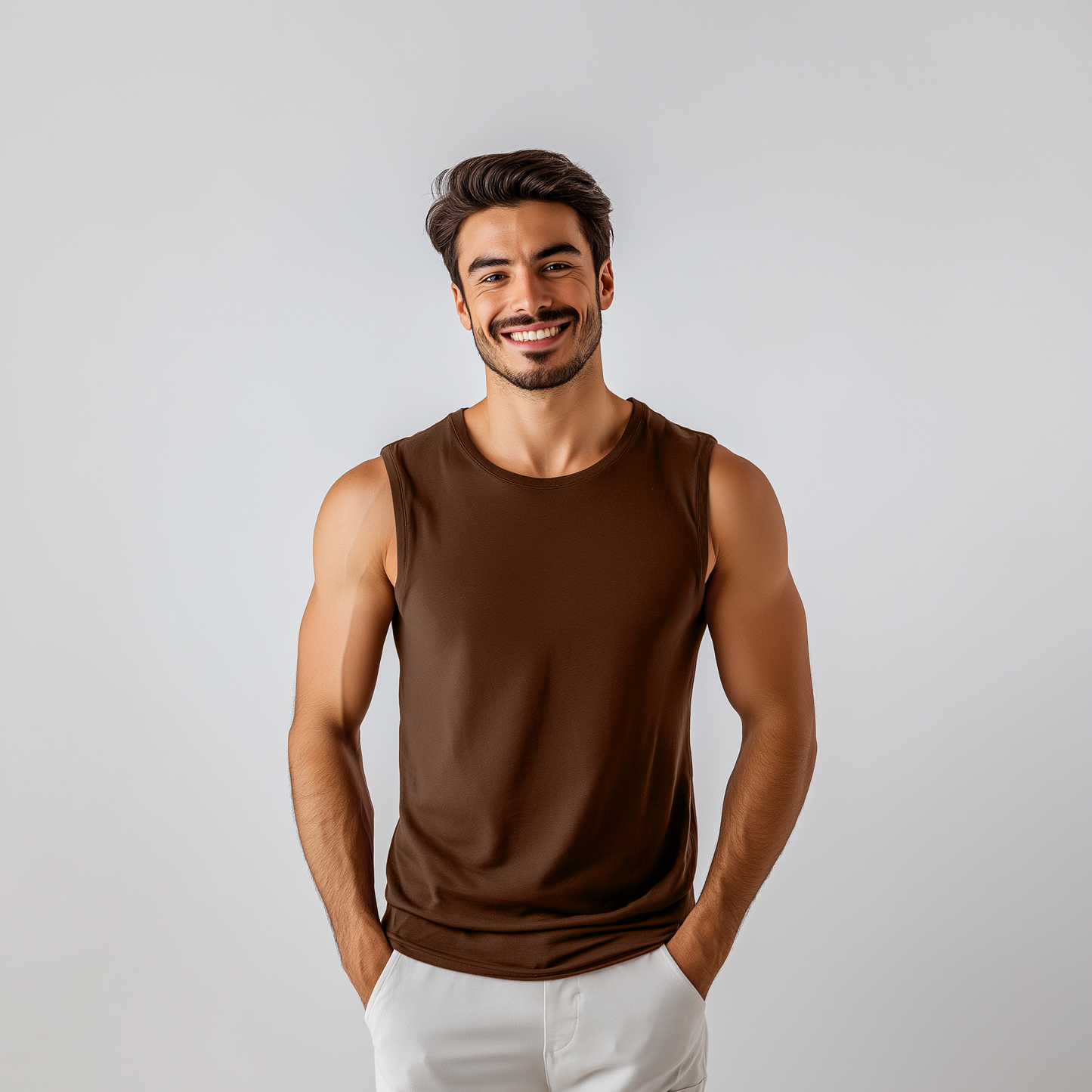 Soft Bamboo Sleeveless Crew