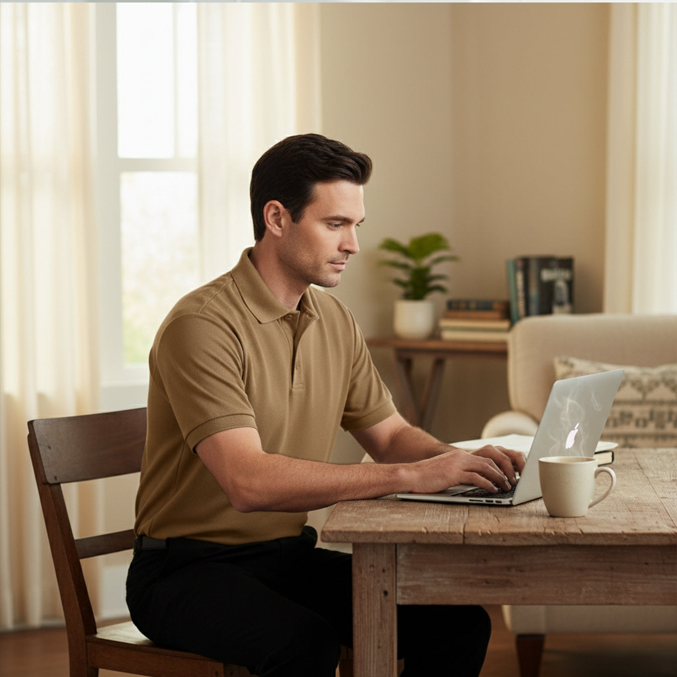 Exclusive Interlock Supima Polos for Elite Men