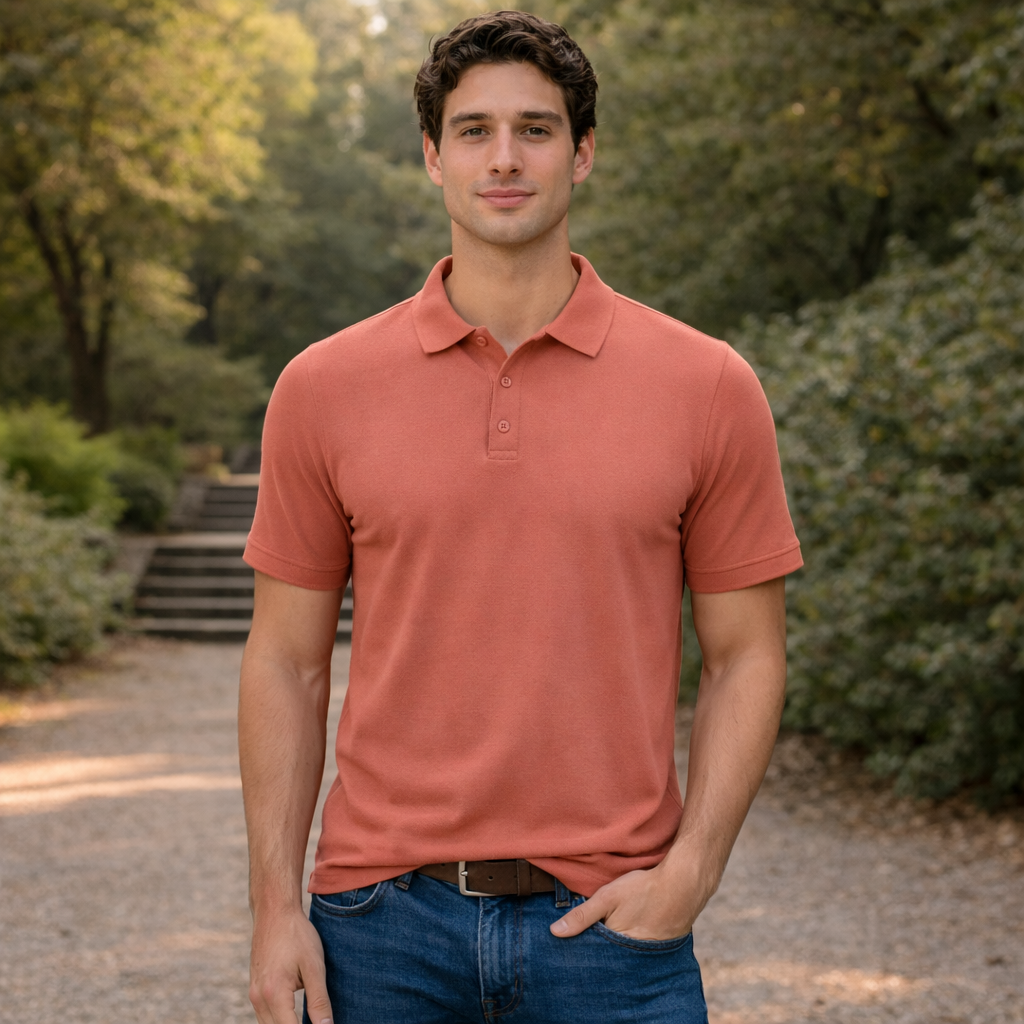 Exclusive Interlock Supima Polos for Elite Men - Clearance Collection