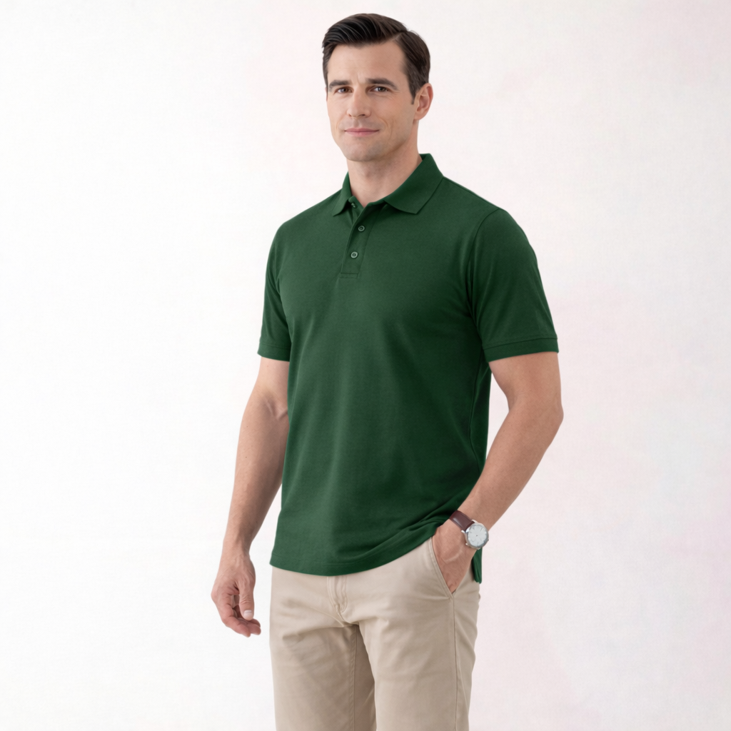 Exclusive Interlock Supima Polos for Elite Men