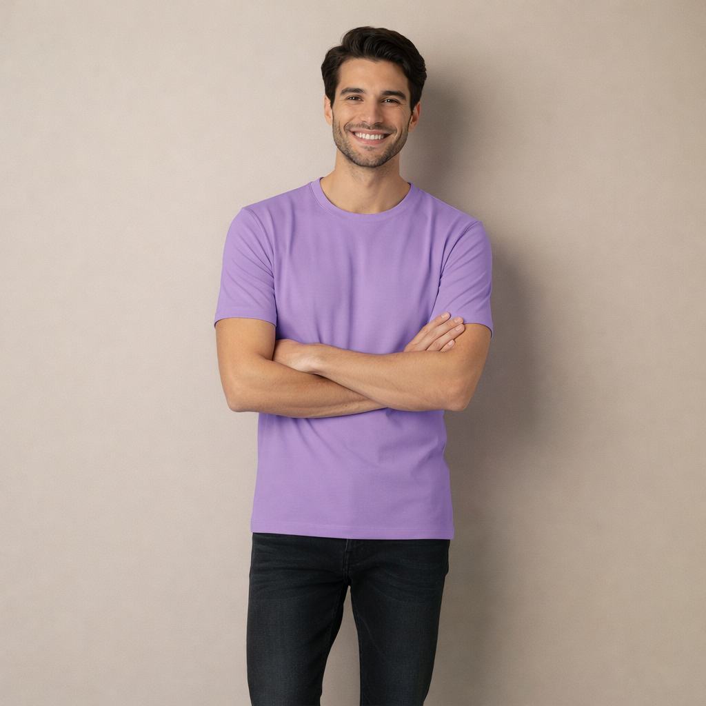 Mercerized Organic Cotton Crew Neck (Half Sleeve) - Clearance Collection