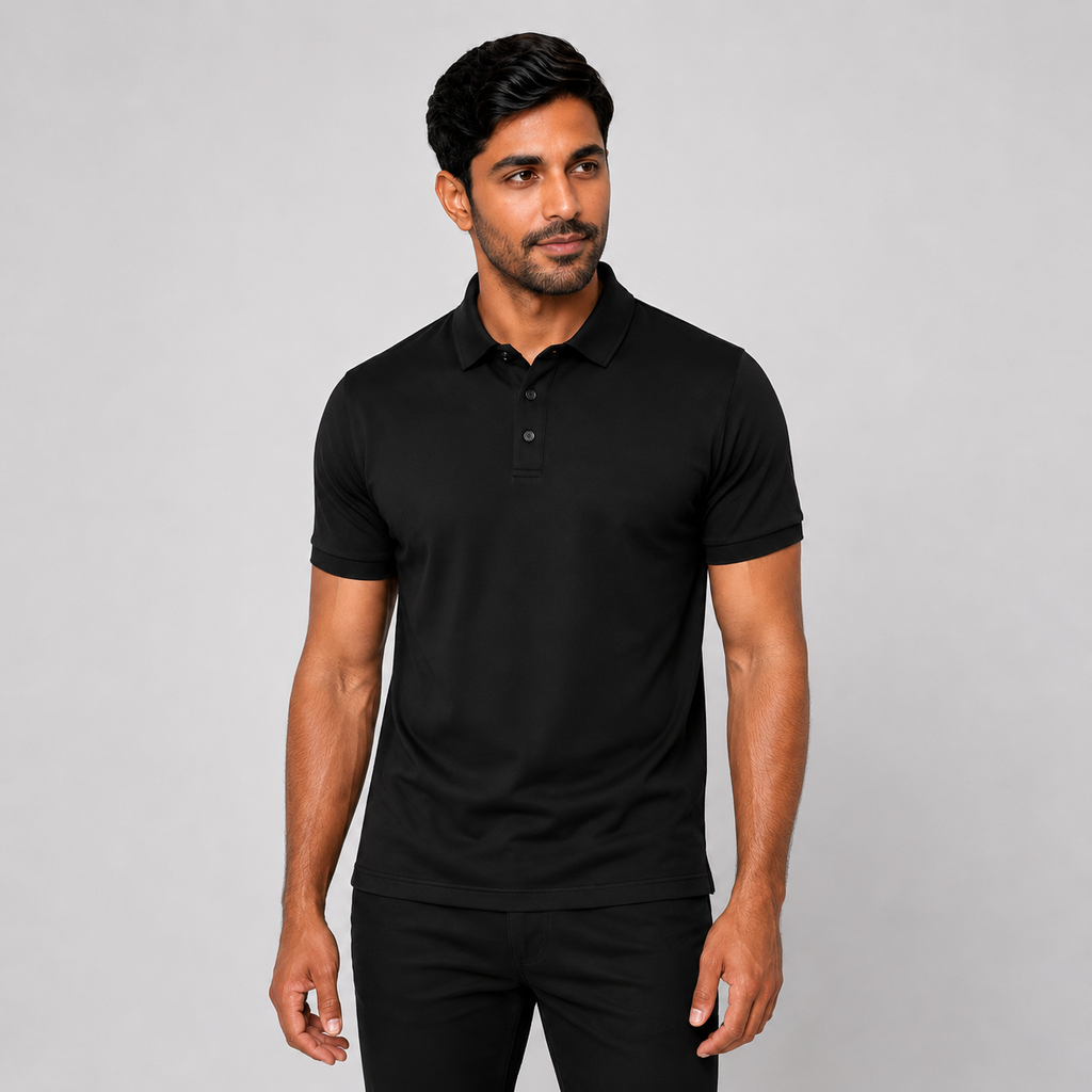 Exclusive Interlock Supima Polos for Elite Men