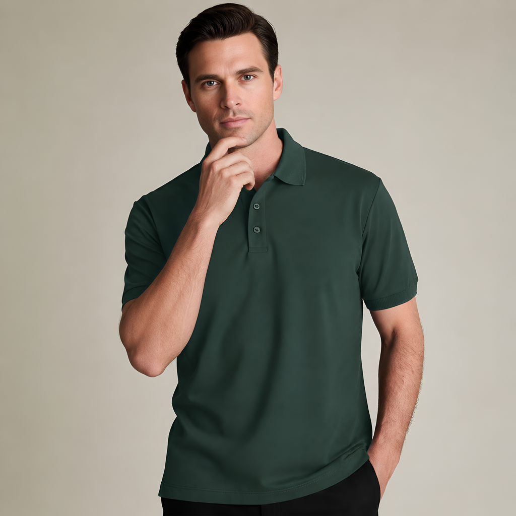 Exclusive Interlock Supima Polos for Elite Men