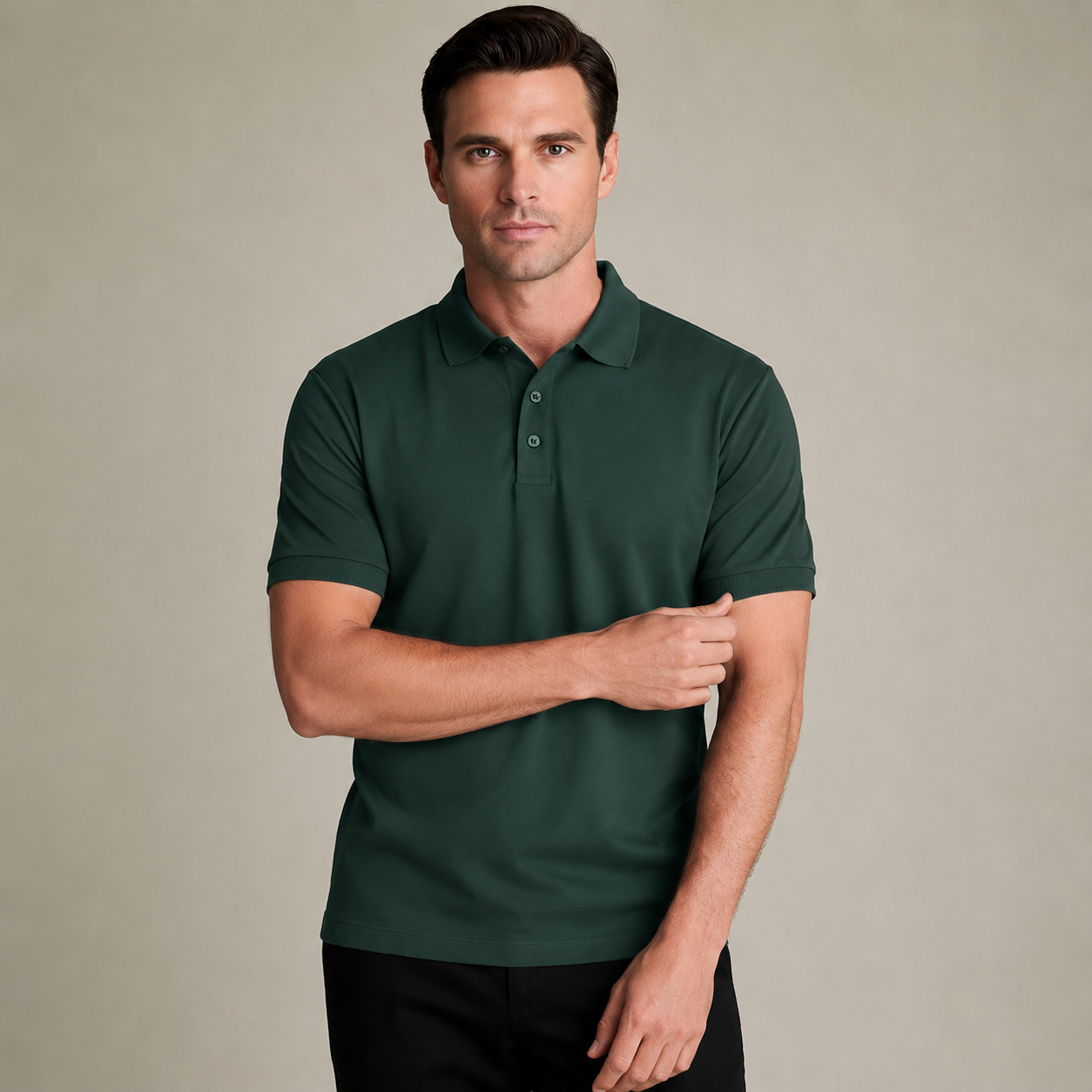 Exclusive Interlock Supima Polos for Elite Men