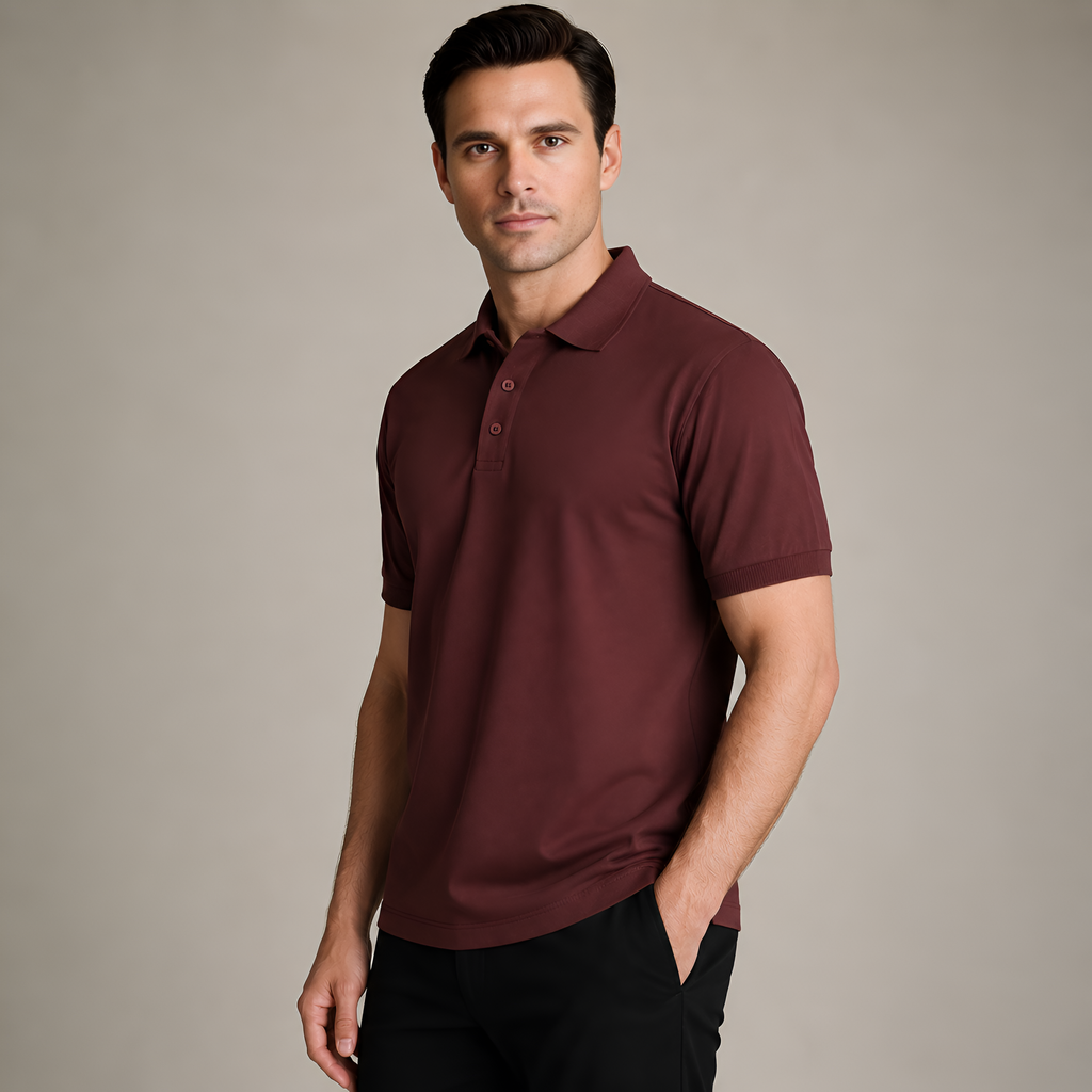 Exclusive Interlock Supima Polos for Elite Men
