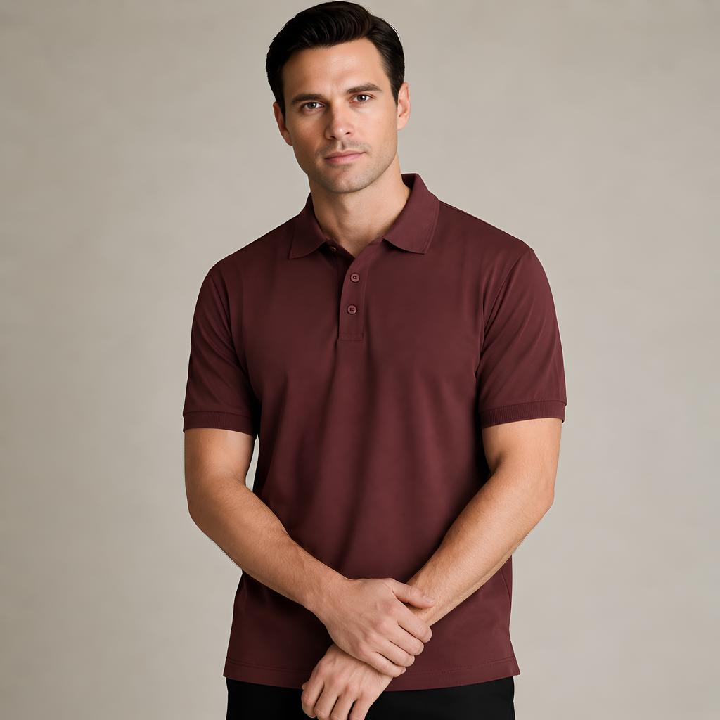 Exclusive Interlock Supima Polos for Elite Men