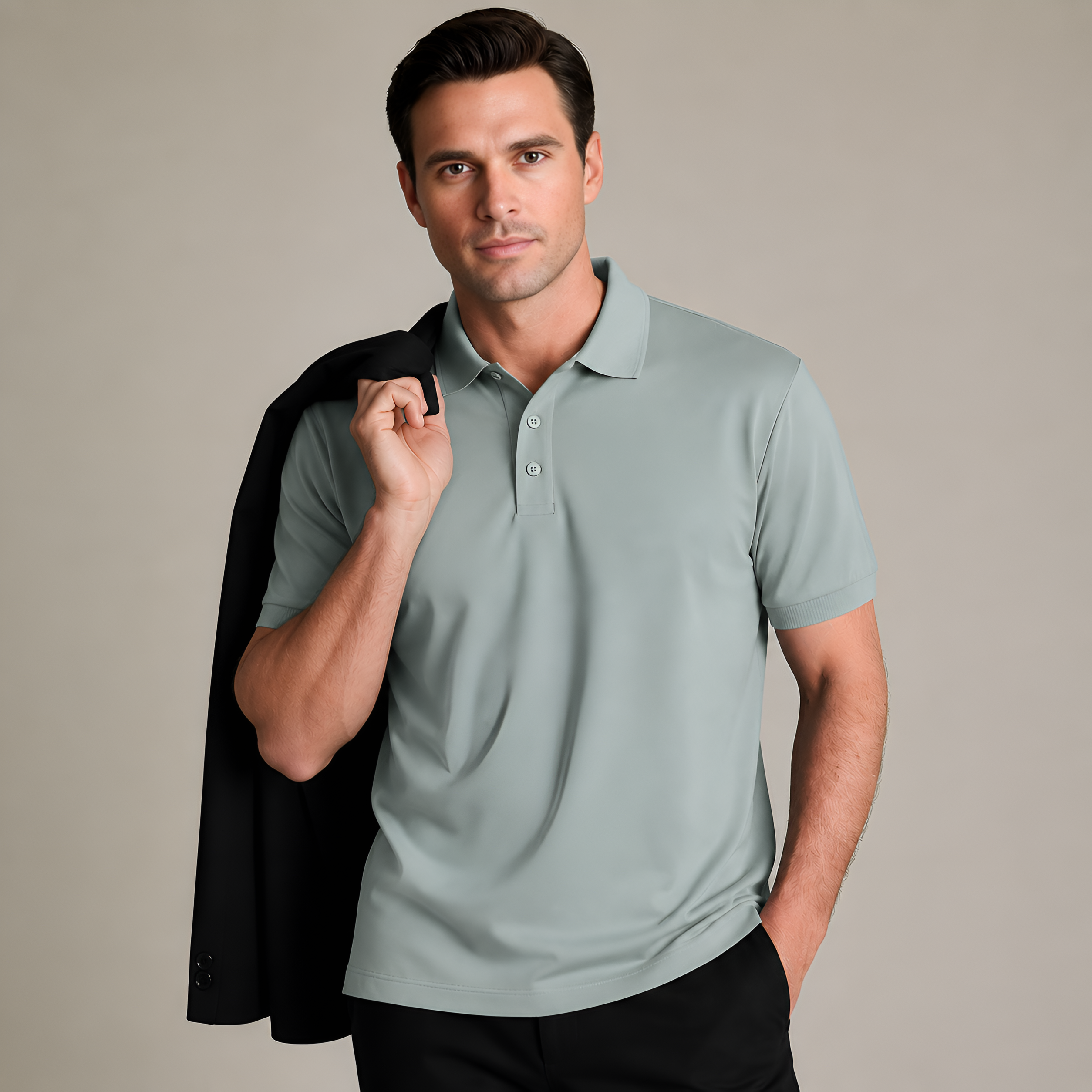 Exclusive Interlock Supima Polos for Elite Men