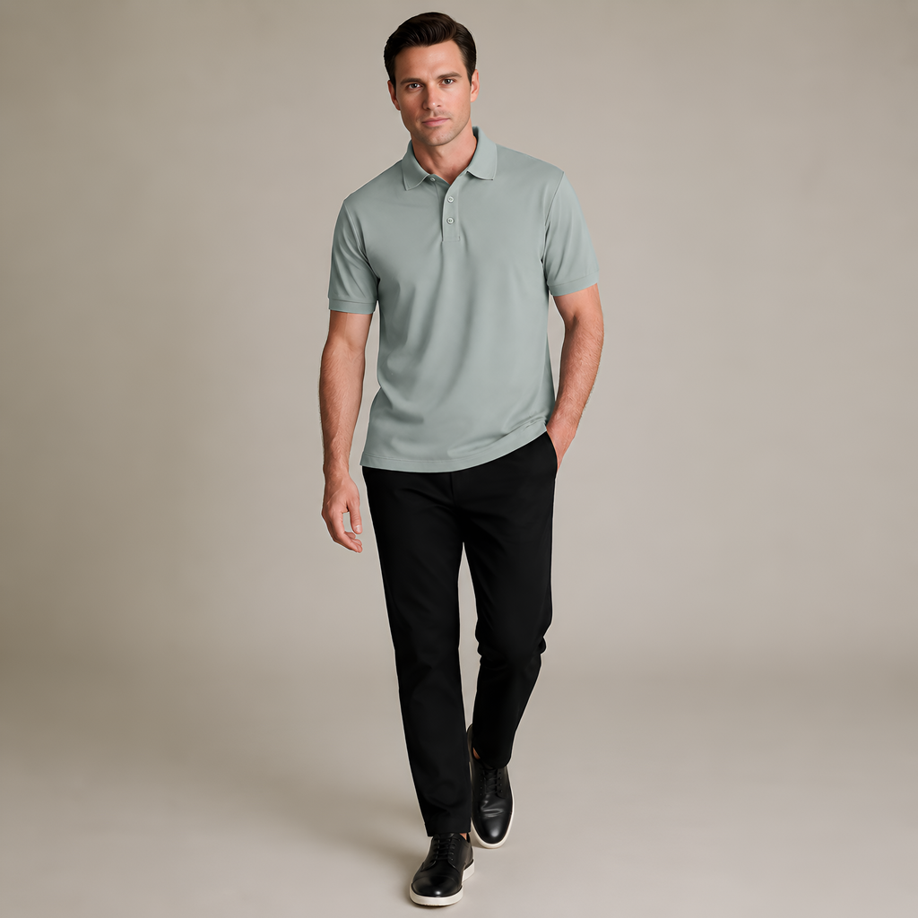Exclusive Interlock Supima Polos for Elite Men