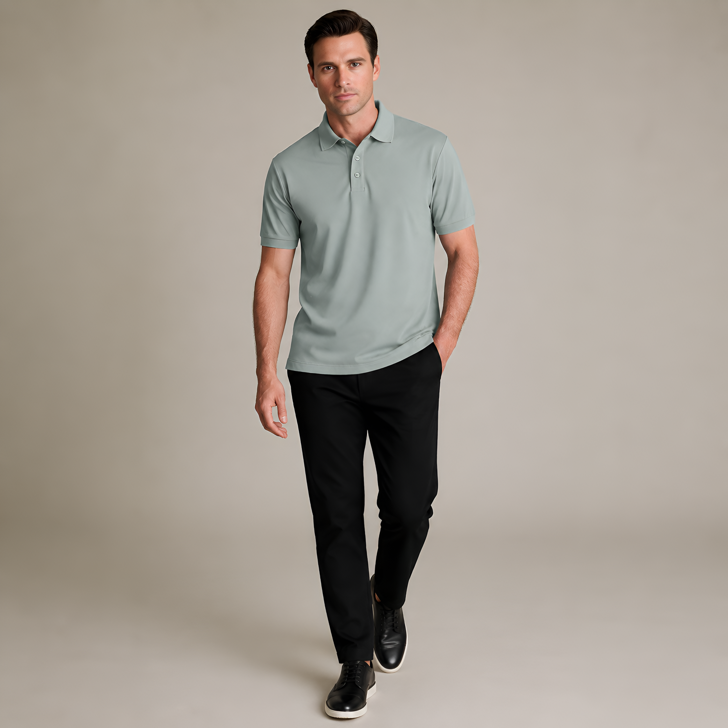 Exclusive Interlock Supima Polos for Elite Men
