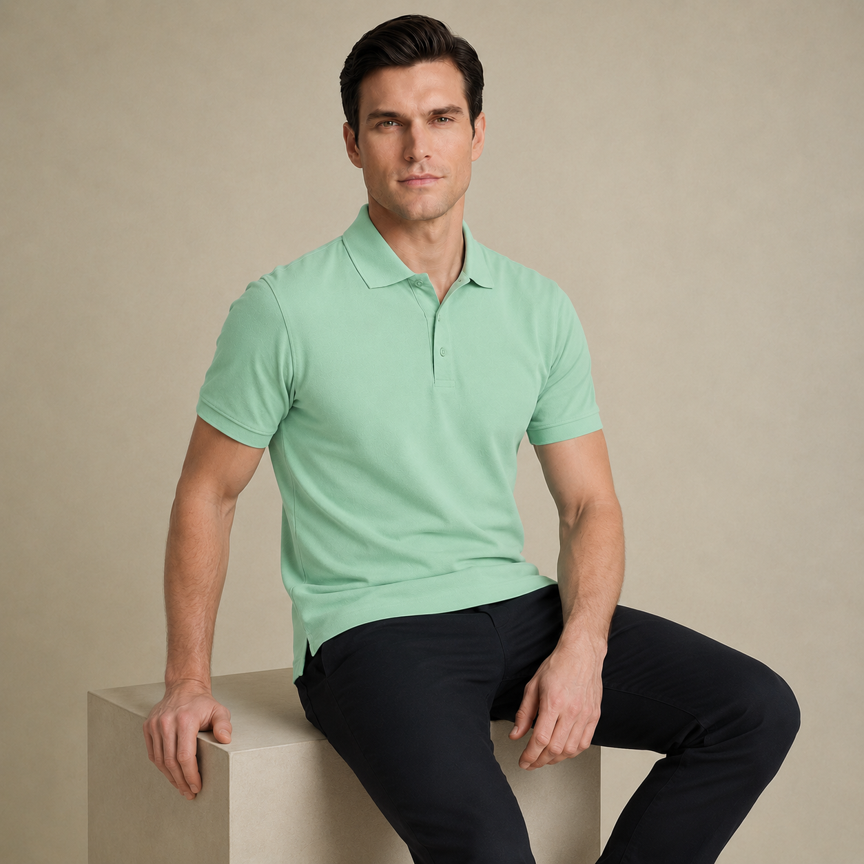 Premium Supima Lycra Polo T-Shirt