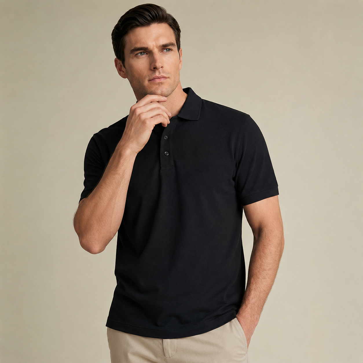 Premium Supima Lycra Polo T-Shirt