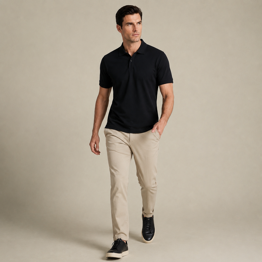 Premium Supima Lycra Polo T-Shirt
