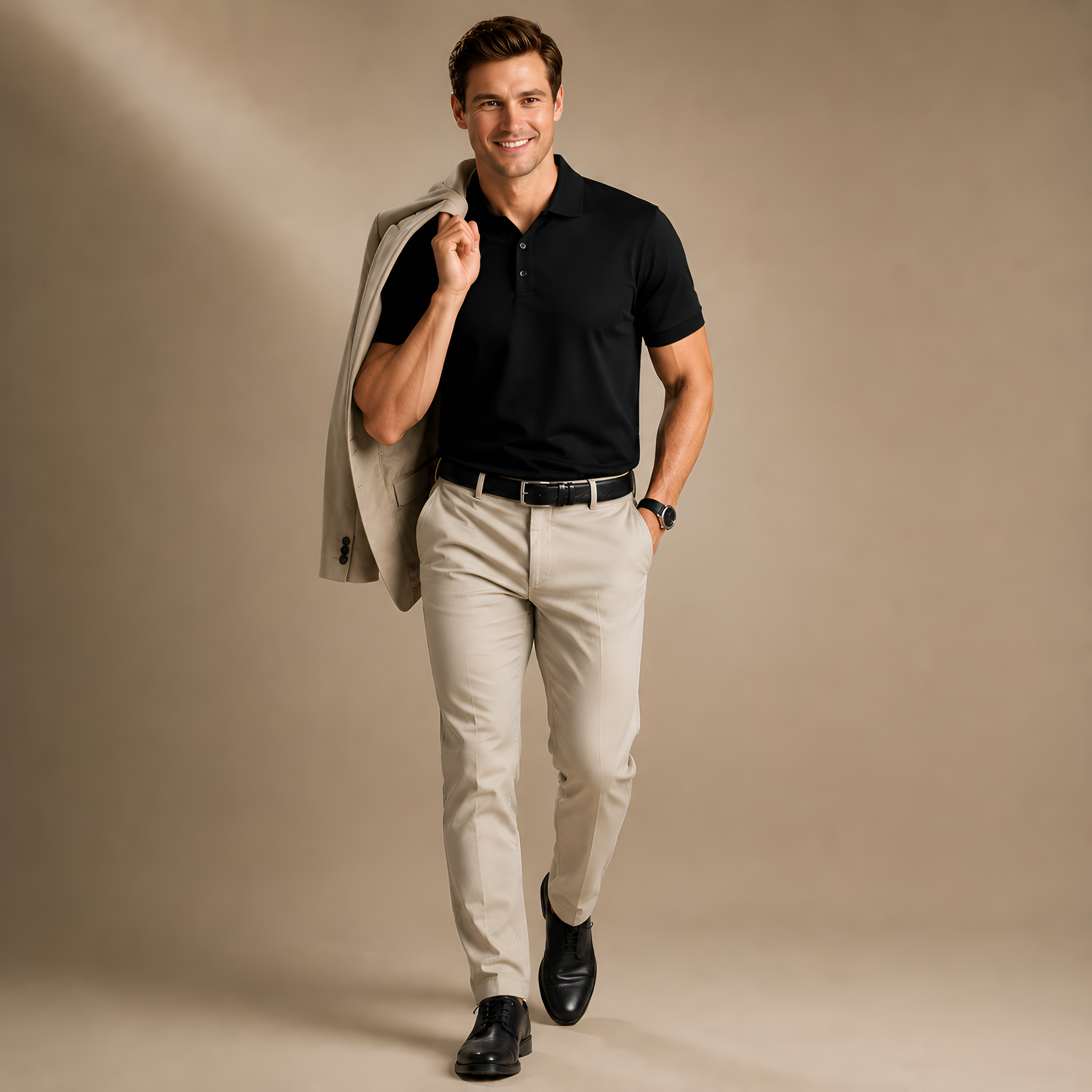 Signature Single Jersey Supima Polo T-Shirt for Elite Men
