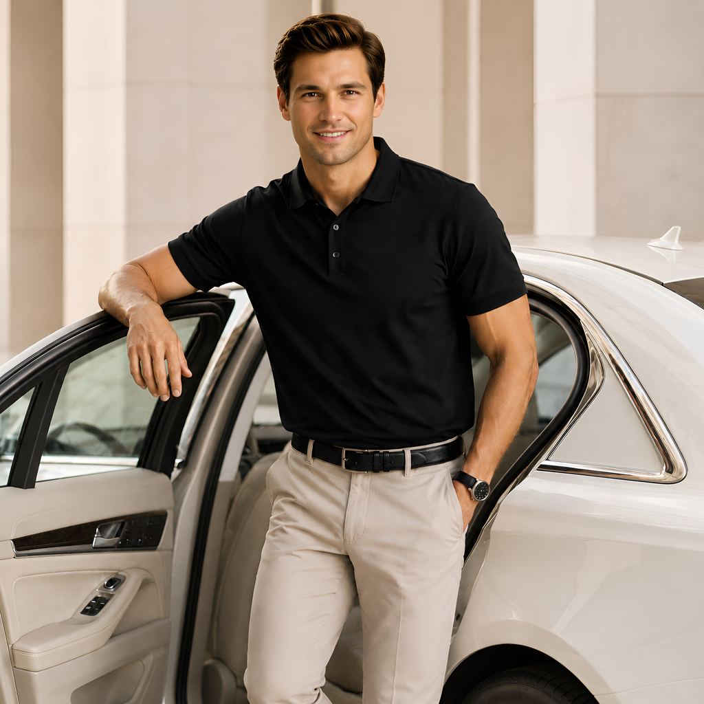 Signature Single Jersey Supima Polo T-Shirt for Elite Men