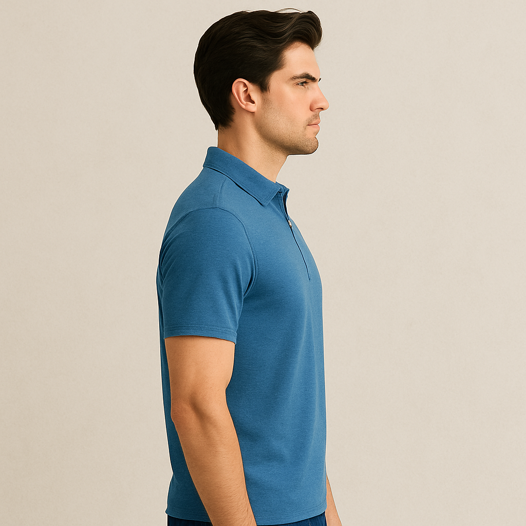 Soft Bamboo Polo T-Shirt (Zipper)