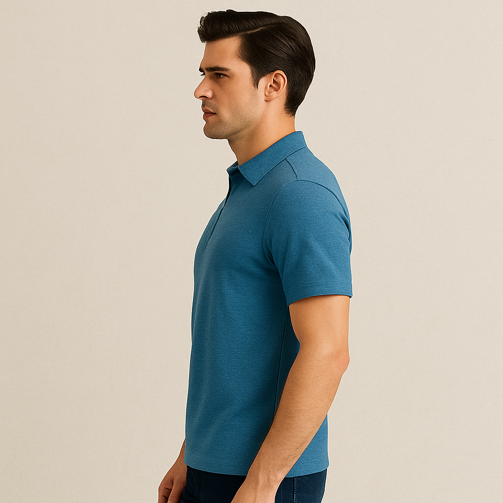 Soft Bamboo Polo T-Shirt (Zipper)