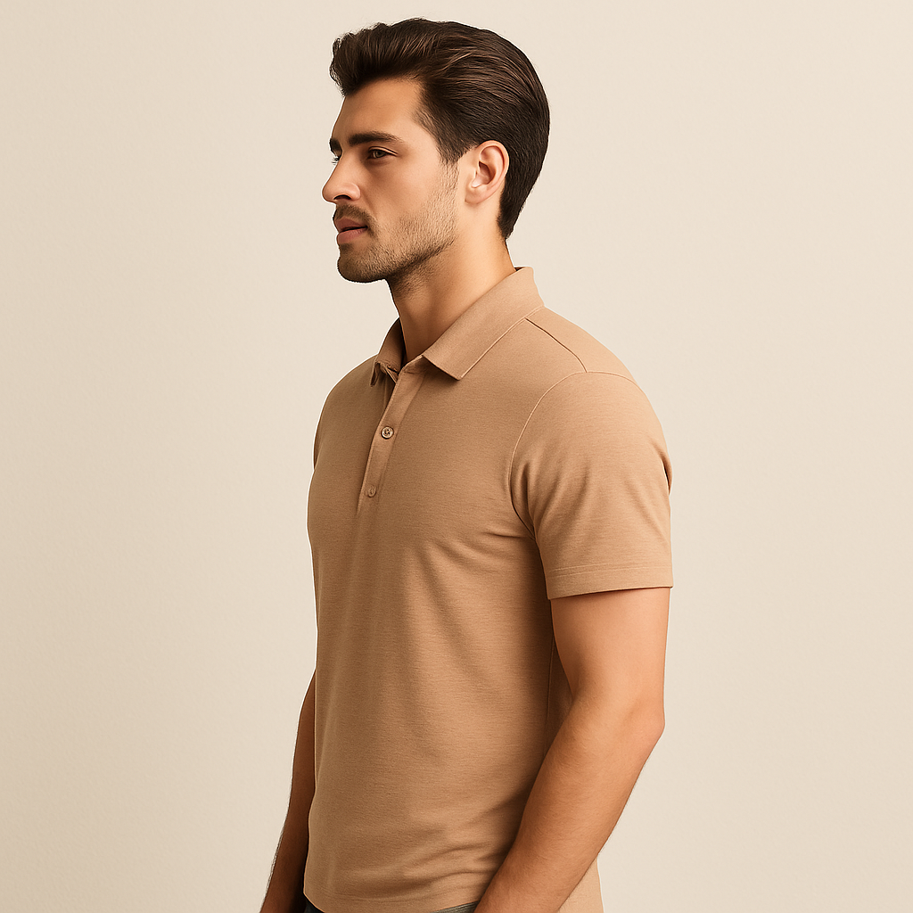 Soft Bamboo Polo T-Shirts (Button)