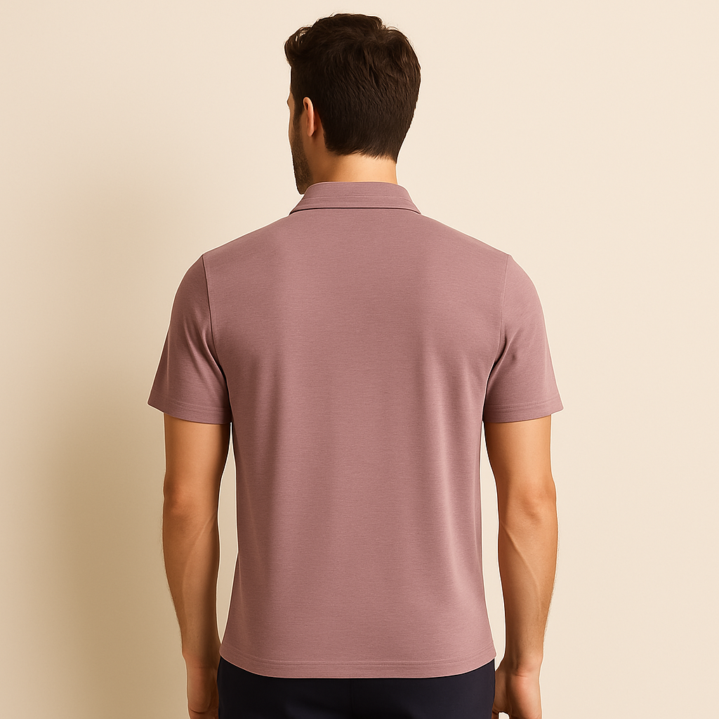Soft Bamboo Polo T-Shirt (Zipper)