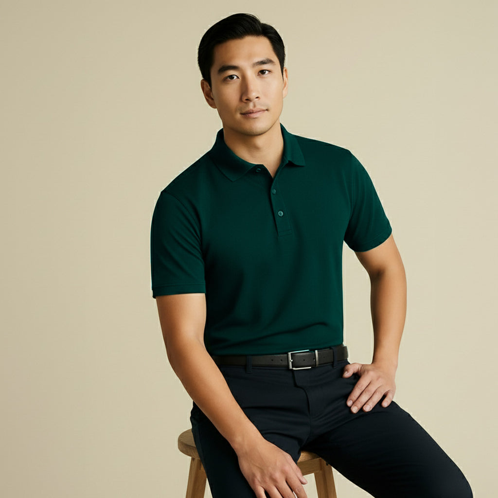 Mercerized Premium Supima Polo T-Shirt