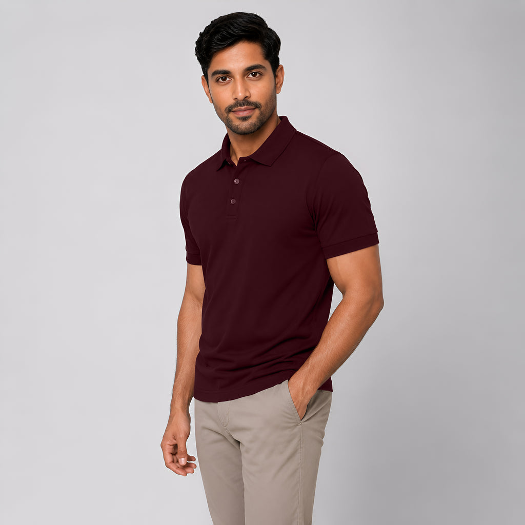 Exclusive Interlock Supima Polos for Elite Men