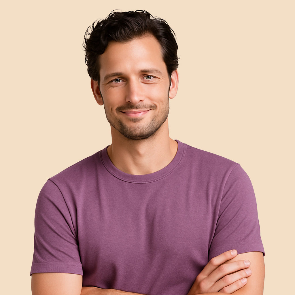 Mercerized Supima Crew Neck T-Shirt