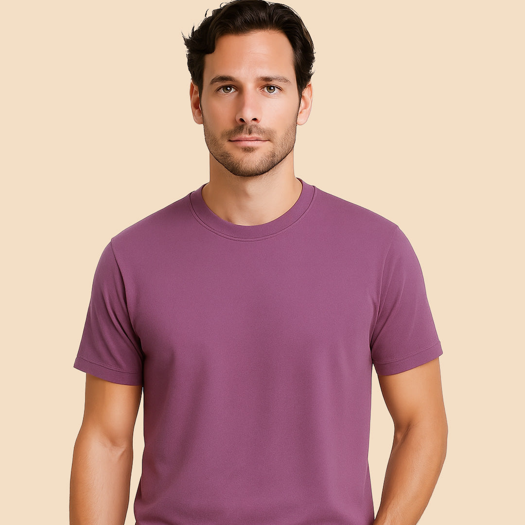 Mercerized Supima Crew Neck T-Shirt