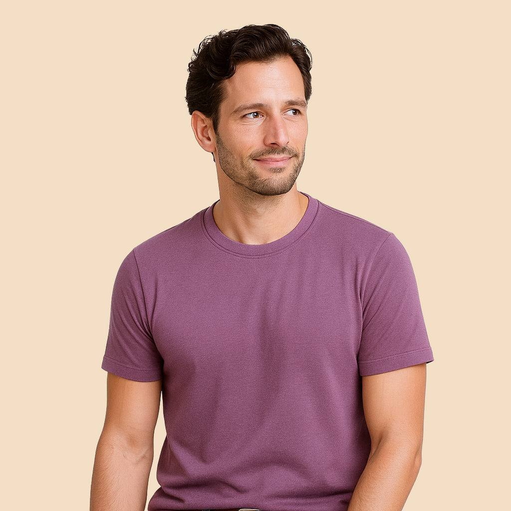 Mercerized Supima Crew Neck T-Shirt
