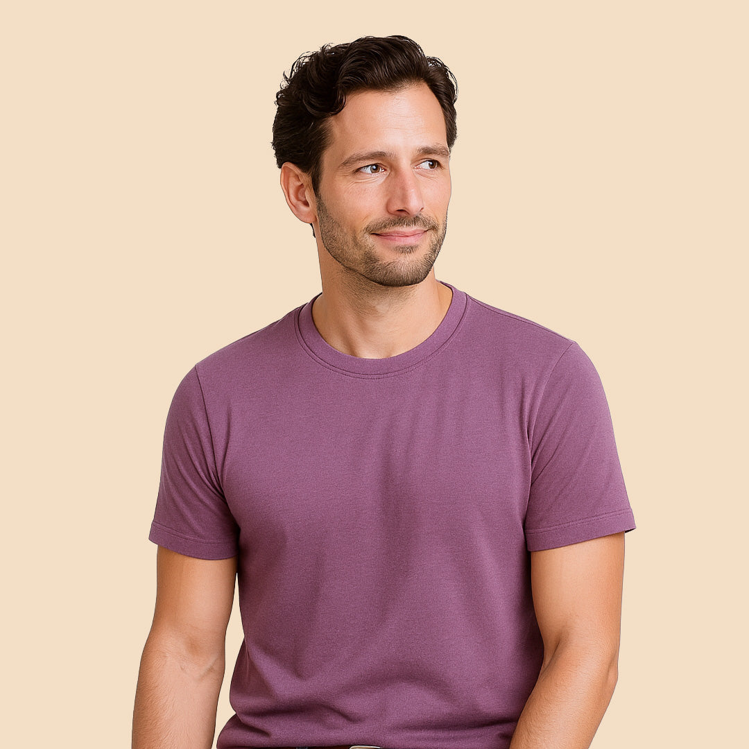 Mercerized Supima Crew Neck T-Shirt