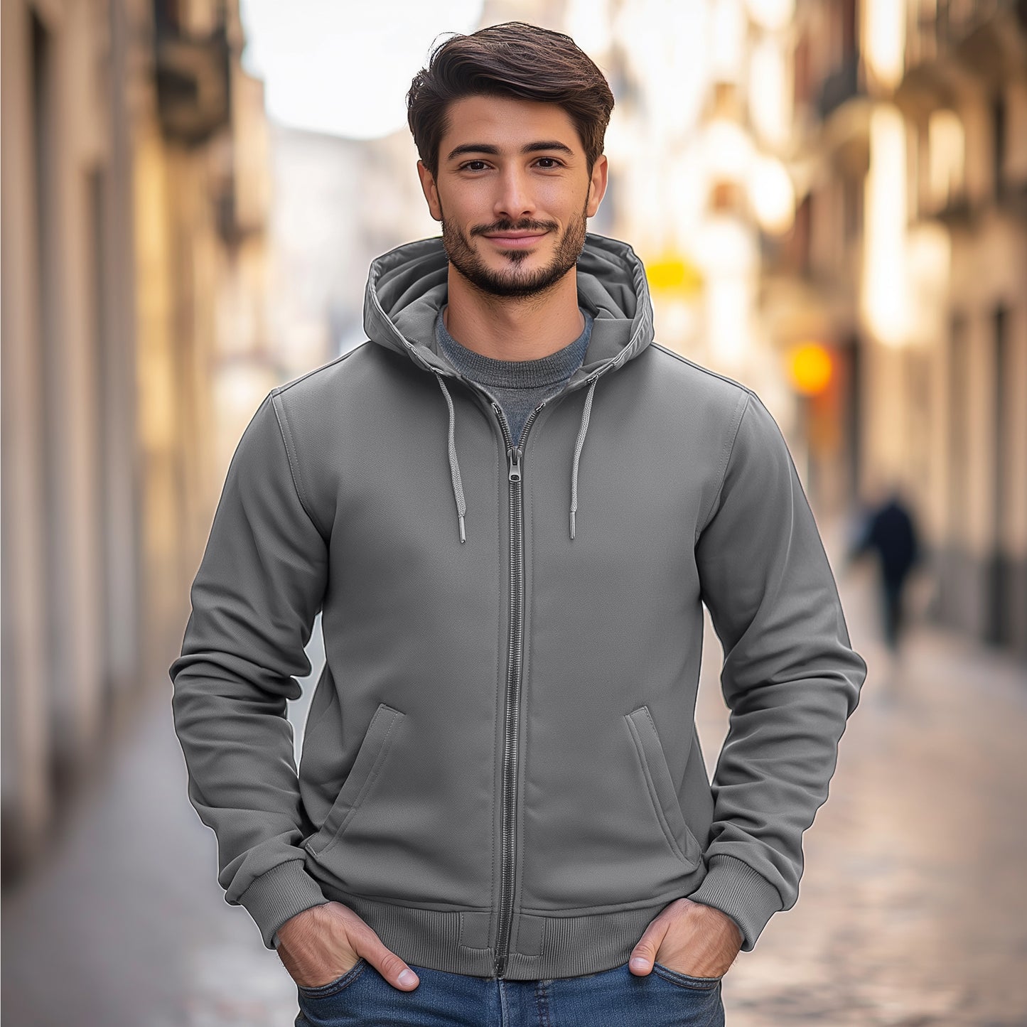 Premium Supima Zipper Hoodie for Elite Men: India’s Ultimate Winter Shield