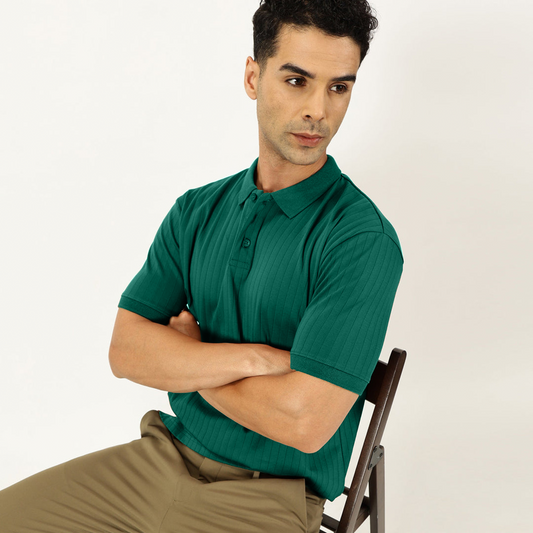 Supima Drop Needle Polo #color_deep-green
