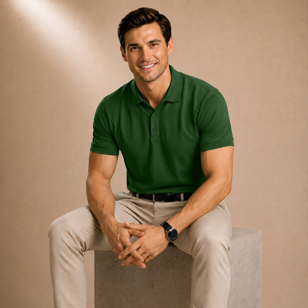 Signature Single Jersey Supima Polo T-Shirt for Elite Men