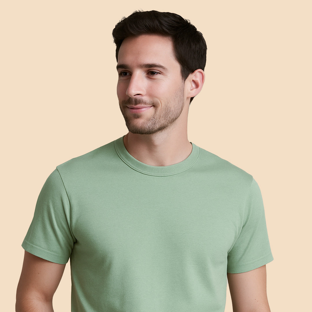 Mercerized Supima Crew Neck T-Shirt