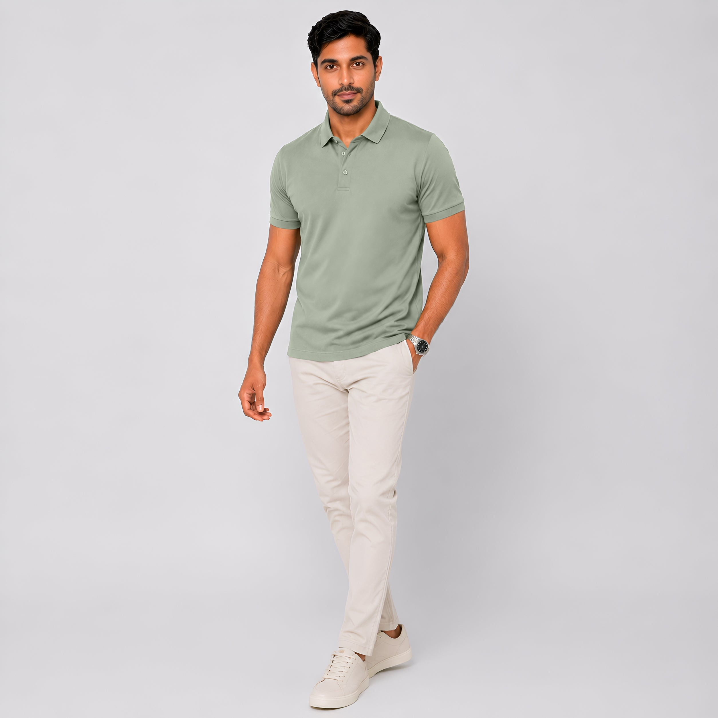 Exclusive Interlock Supima Polos for Elite Men