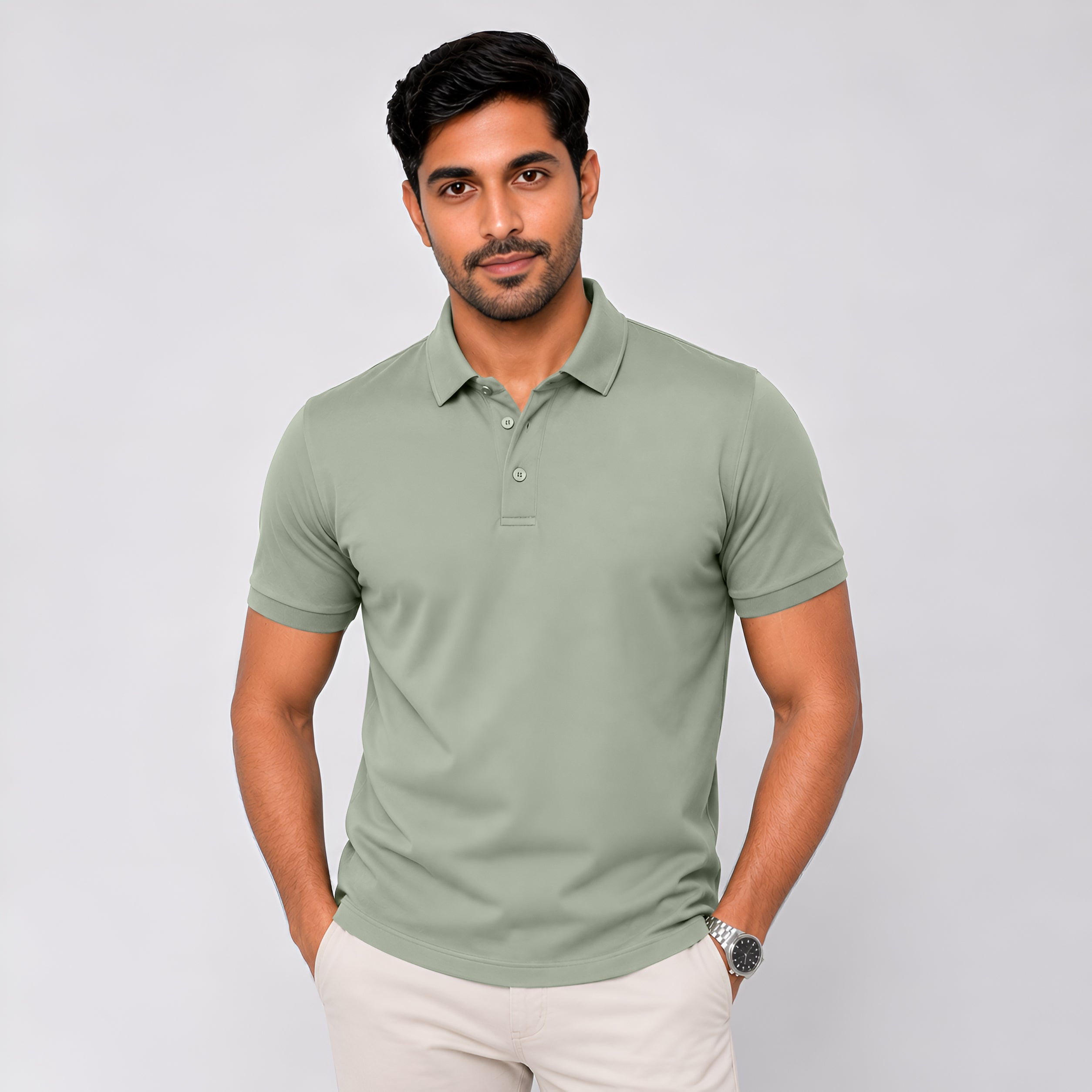Exclusive Interlock Supima Polos for Elite Men