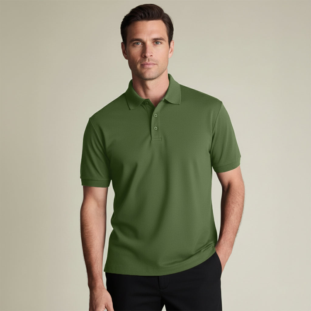 Exclusive Interlock Supima Polos for Elite Men