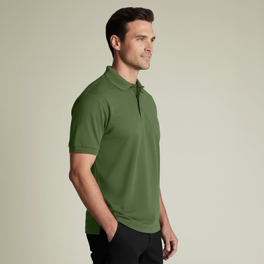 Exclusive Interlock Supima Polos for Elite Men