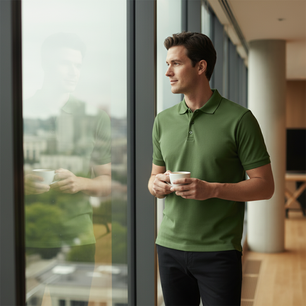 Exclusive Interlock Supima Polos for Elite Men